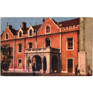 The Convent Governor's Palace Gibraltar Postcard